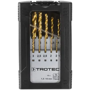 Trotec HSS Metal Drill Bit 15 PCS