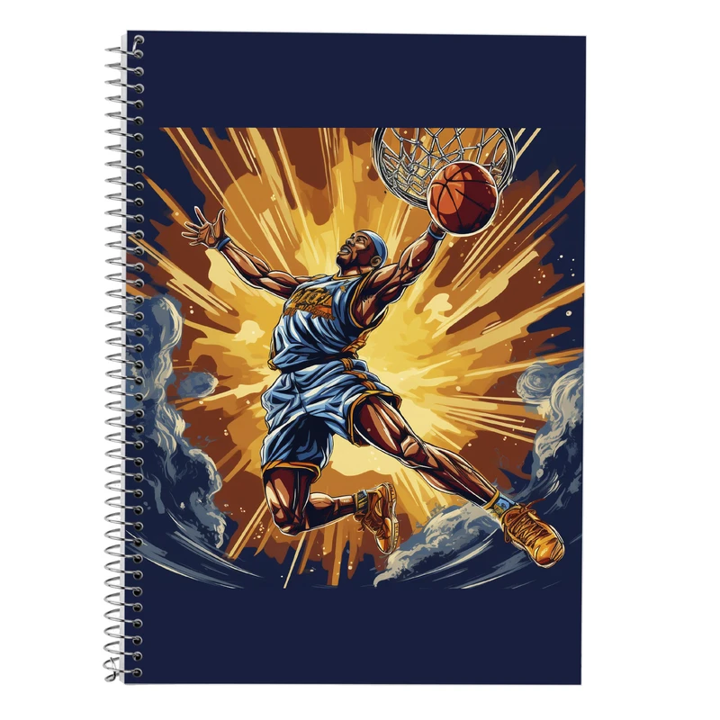 دفتر زبان 50 برگ مدوپد مدل سه خط طرح Slam Dunk کد DF2758