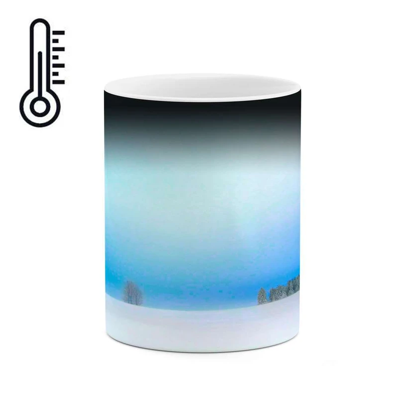 ماگ حرارتی کاکتی مدل منظره برفی کد mgh15125