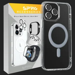 Sprig MG-safe-Ring Magsafe cover suitable for Apple Iphone 12 pro with lens protector
