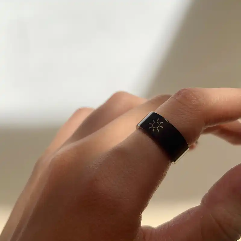 انگشتر مدل ماه و خورشید بسته 2 عددی