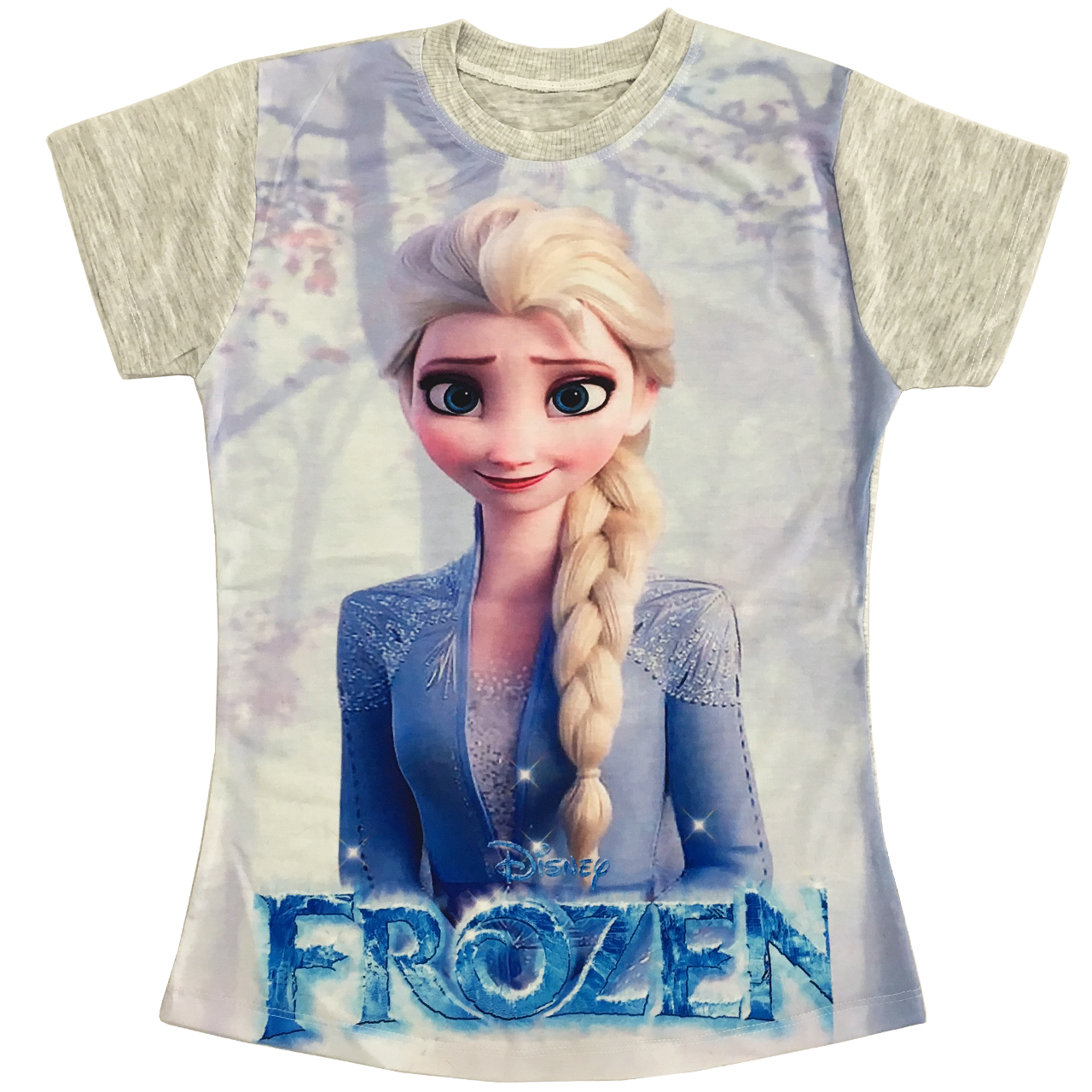 تی شرت آستین کوتاه دخترانه مدل السا کد 008