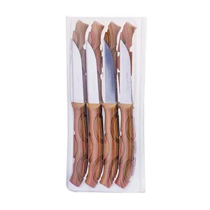 کارد میوه خوری طرح چوب 12 عددی کد 265