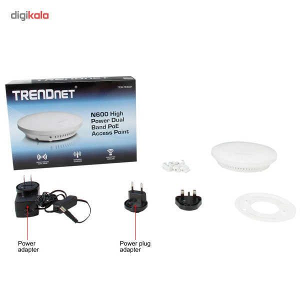 اکسس پوینت سقفی PoE بی سیم N600 ترندنت مدل TEW-753DAP