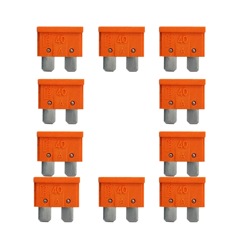 فیوز خودرو 40آمپر مدل M10 بسته 10 عددی