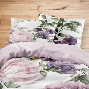 سرویس روتختی مدوپد طرح پیونی مدل mod00549 یک نفره 4 تکه