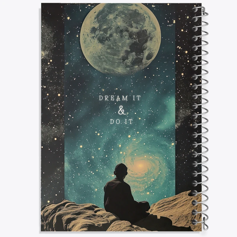 دفتر شطرنجی 50 برگ خندالو طرح Dream It And Do It کد N2384