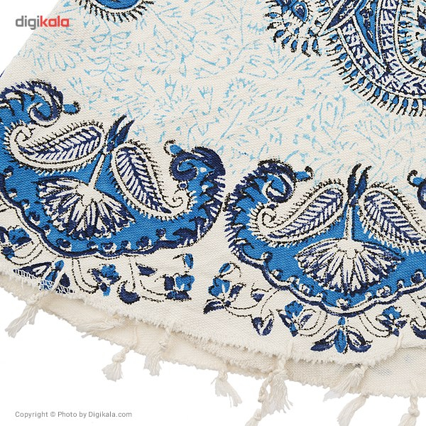 سفره قلمکار ممتاز اثر عطریان مدل دایره ای طرح 1 قطر 80 سانتی متر