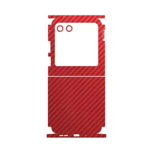 MAHOOT Red-Fiber-FullSkin Cover Sticker for Motorola Razr 40 Ultra