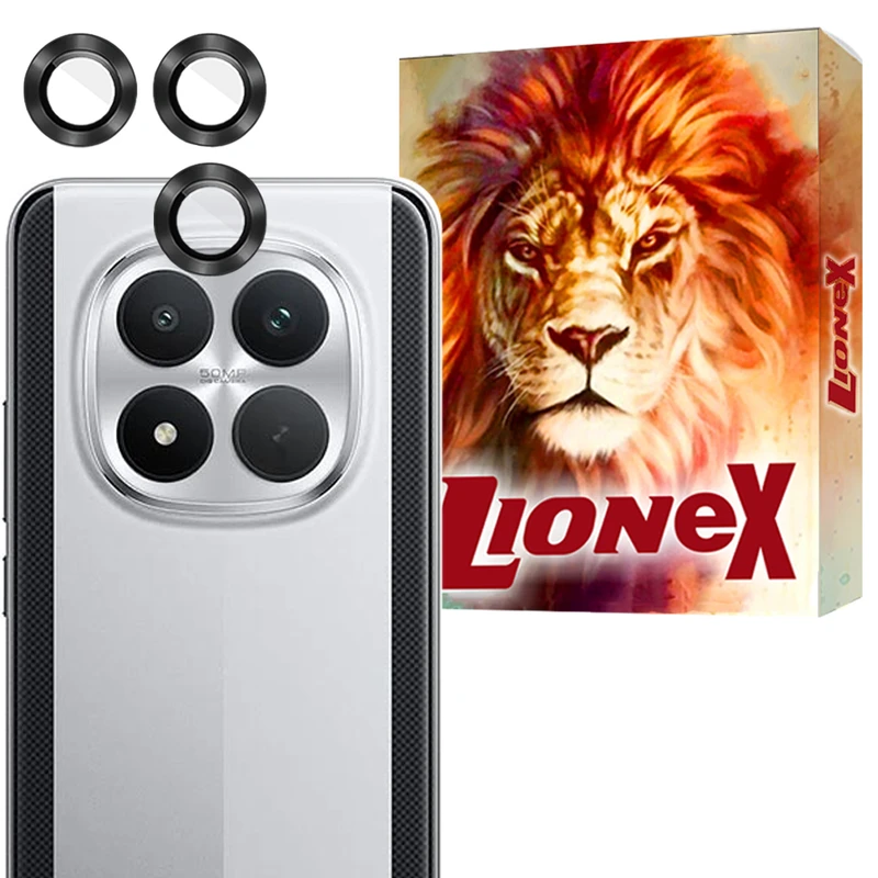 محافظ لنز دوربین شیشه‌ای لایونکس مدل RINL20 مناسب برای گوشی موبایل شیائومی Poco M8 Pro