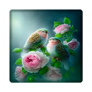 کاشی مبین ایده مدل گل و مرغ kh10 کد 1549