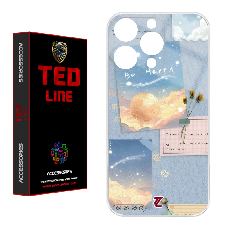 کاور تد لاین طرح کلاژ هنری کد 1127 مناسب برای گوشی موبایل اپل Iphone 15 Pro Max