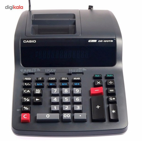 ماشین حساب کاسیو مدل DR-120 TM