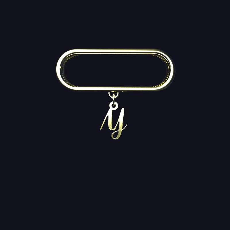 آویز ساعت طلا 18 عیار زنانه مدوپد مدل حرف y کد SE1-1513