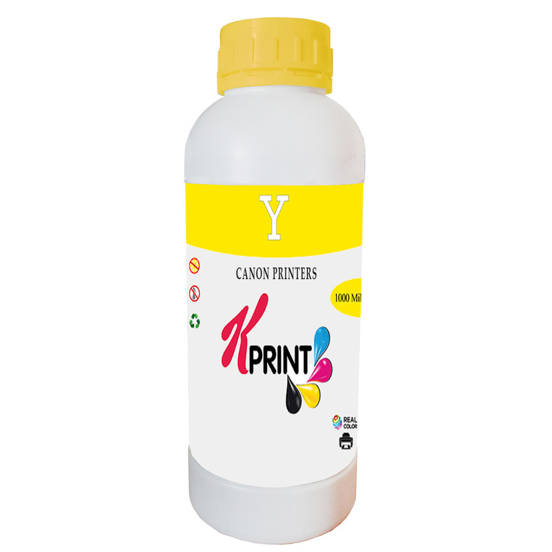 جوهر زرد مخزن کی پرینت مدل KC02L حجم 1 لیتر