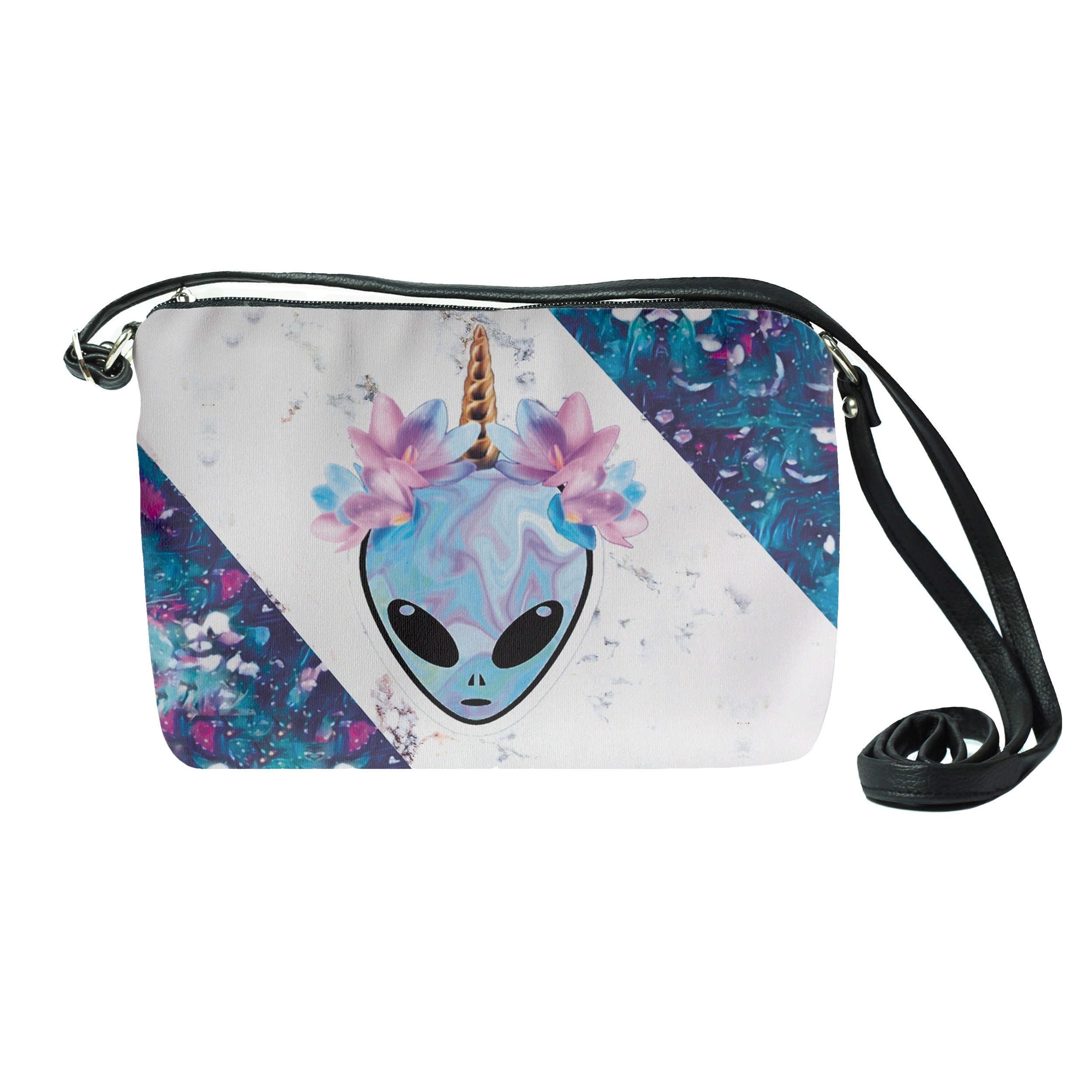 کیف دوشی دخترانه طرح alien کد 1