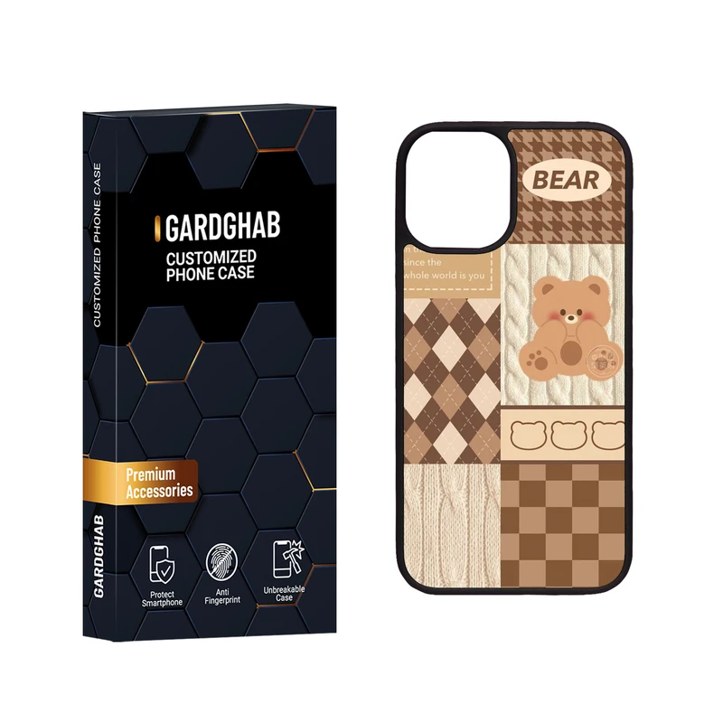 کاور گارد قاب مدل دور ژله ای فانتزی مناسب برای گوشی موبایل اپل iPhone 12 Mini