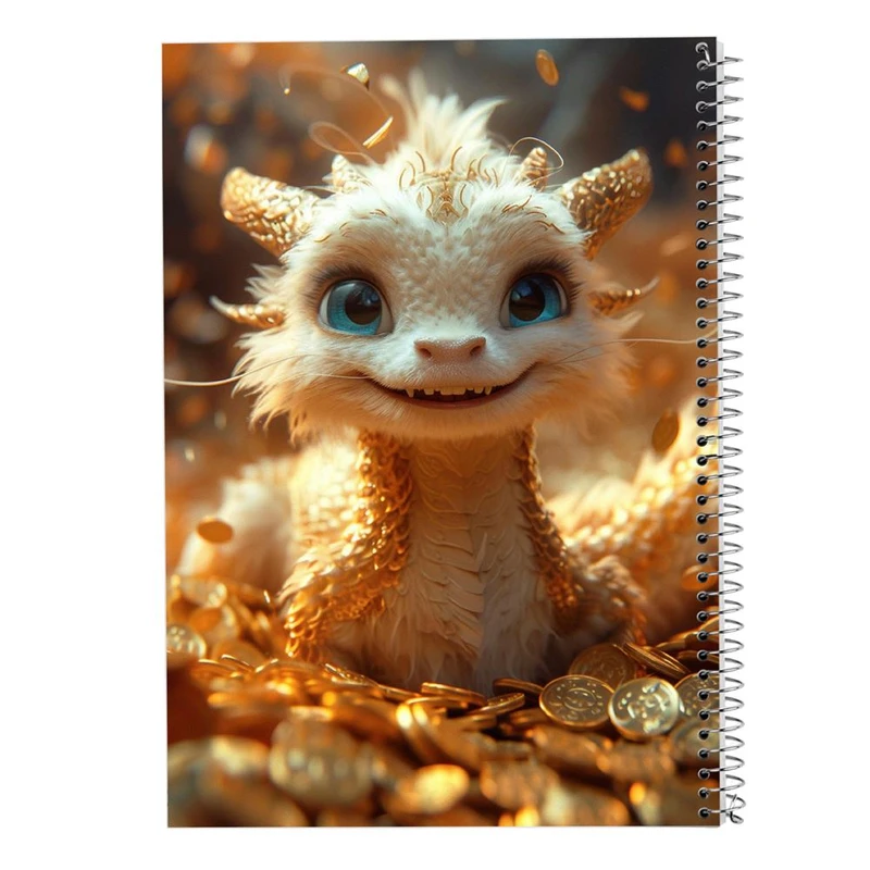 دفتر لیست خرید 50 برگ مدوپد مدل اژدها کد DF16806