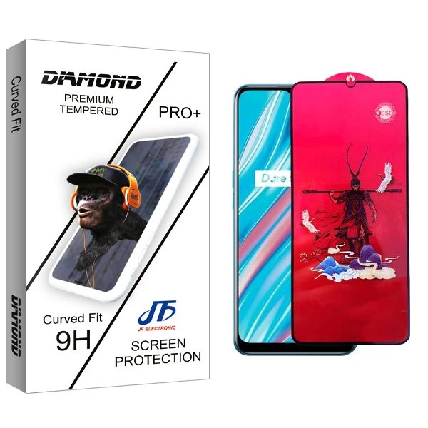 محافظ صفحه نمایش جی اف مدل Diamond king مناسب برای گوشی موبایل ریلمی V11 5G