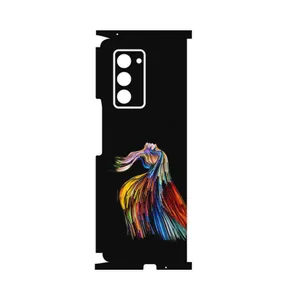 MAHOOT Rainbow Hair Digital Art-FullSkin Cover Sticker for Samsung Galaxy Z FOLD 2
