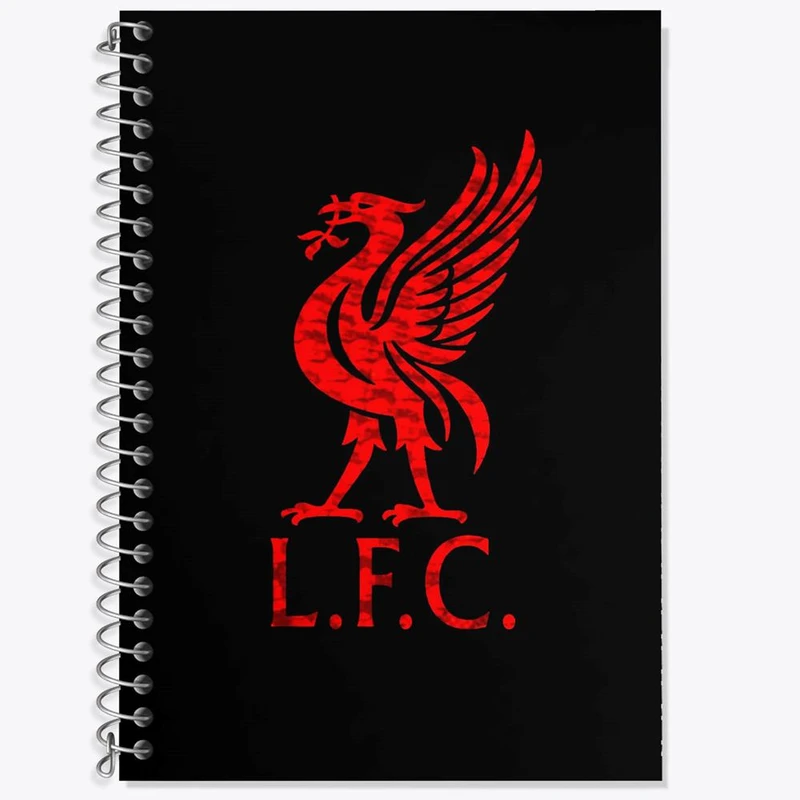 دفتر زبان 50 برگ خندالو مدل سه خط طرح باشگاه لیورپول کد 26970