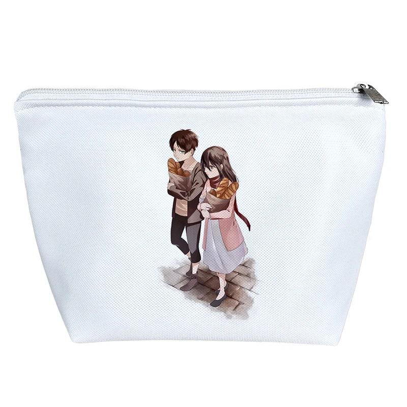 کیف لوازم آرایش دخترانه خندالو مدل ارن و میکاسا انیمه اتک آن تایتانAttack on Titan کد 1492