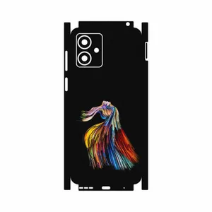 MAHOOT Rainbow Hair Digital Art-FullSkin Cover Sticker for Motorola Moto G14