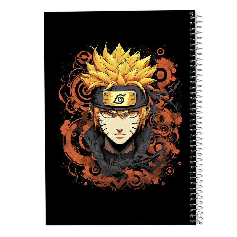 دفتر ژورنال نویسی 50 برگ مدوپد مدل نقطه ای طرح نارتو narto کد DF10595