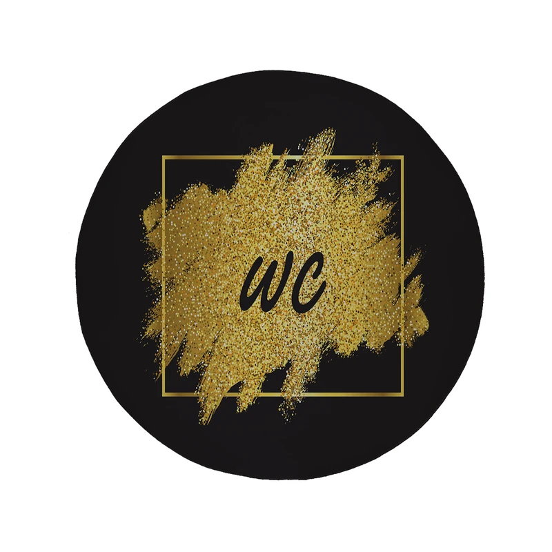  پادری مدل دایره طرح سرویس بهداشتی کد 8365 سایز 90 × 90 سانتی متر