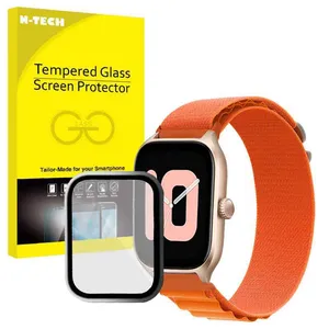 بند انتک مدل LOOP ALPINE مناسب برای ساعت هوشمند آمیزفیت BIP 3 / BIP 3 Pro / GTS 4 mini / GTS 3 به همراه محافظ صفحه نمایش