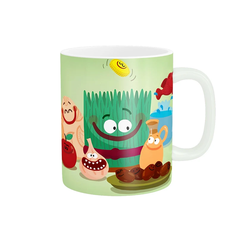 ماگ مدل نوروز طرح هفت سین کد 127T