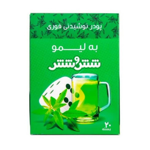 پودر نوشیدنی فوری به لیمو شش و شش بسته 20 عددی