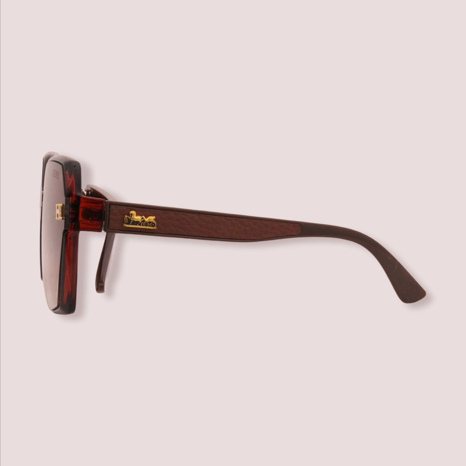 عینک آفتابی هرمس مدل 9056BNL Leather Edition -  - 5