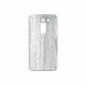 MAHOOT White Wood Cover Sticker for LG G2 mini