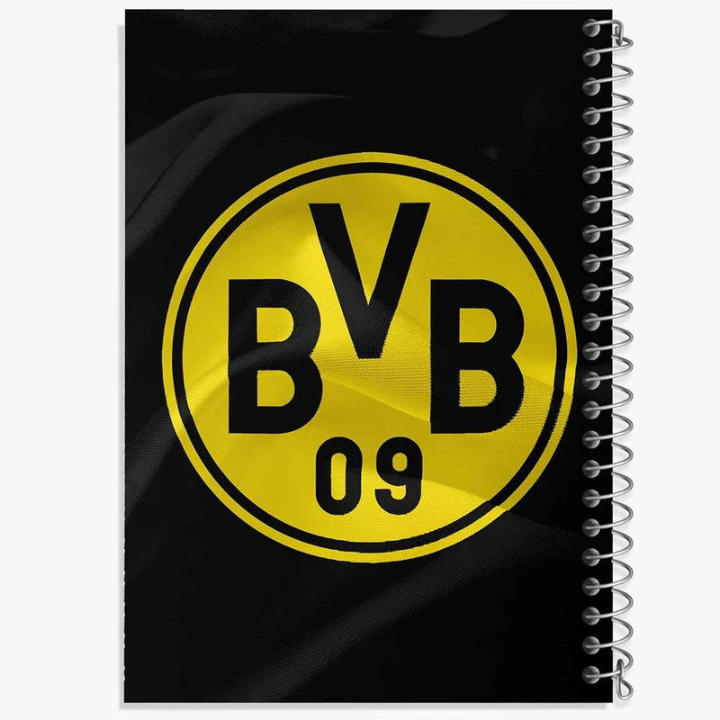 دفتر ژورنال نویسی 50 برگ خندالو مدل نقطه ای طرح باشگاه دورتموند کد 27436