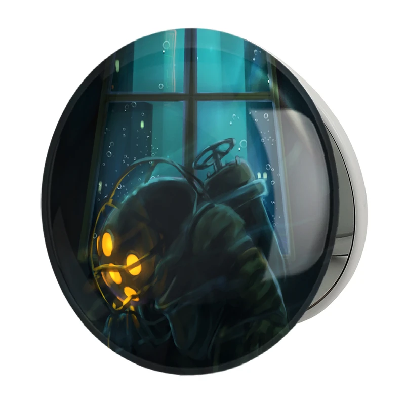 آینه جیبی خندالو طرح بازی بایوشاک (Bioshock) مدل تاشو کد 31370