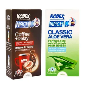 کاندوم کدکس مدل  (Coffee Delay) بسته 12 عددی به همراه کاندوم کدکس مدل (CLASSIC ALOE VERA) بسته 12 عددی