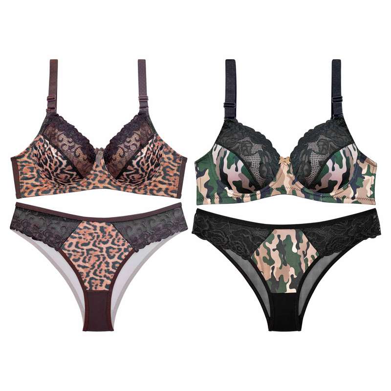 ست شورت و سوتین زنانه نوشه پوش کد 02-25101 مجموعه 2 عددی