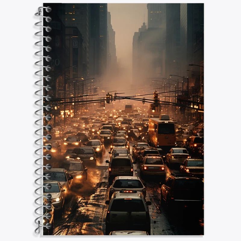 دفتر لغت 50 برگ خندالو طرح ترافیک کد F429