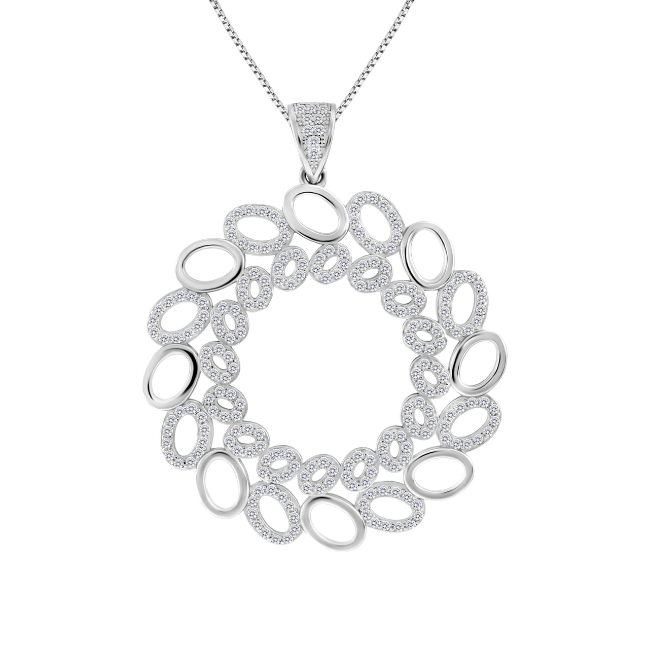 گردنبند نقره زنانه اقلیمه مدل GN83