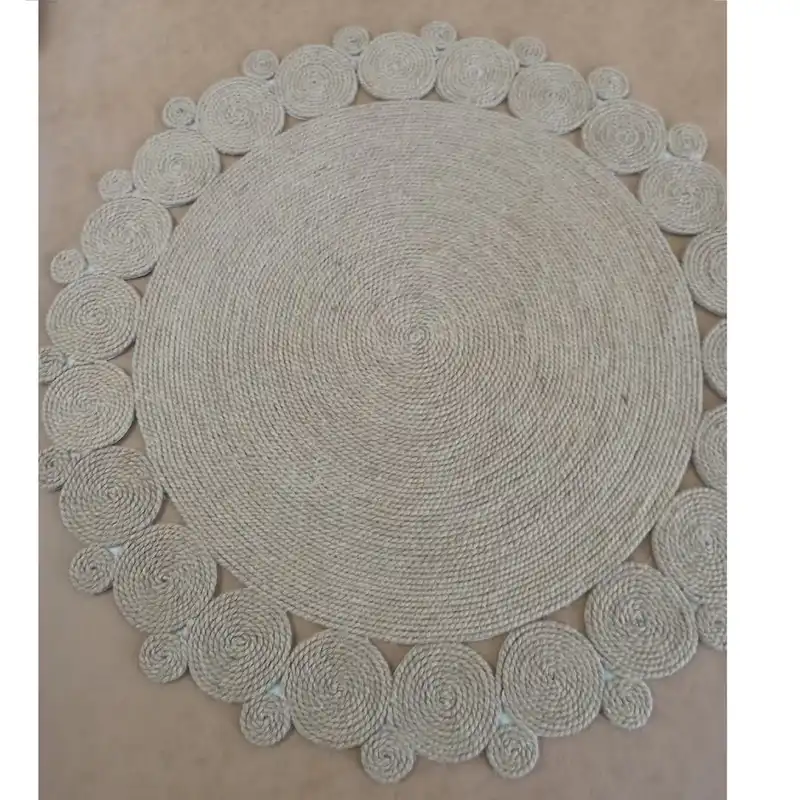 پادری طرح کنفی مدل دایره سایز 100x100 سانتی متر