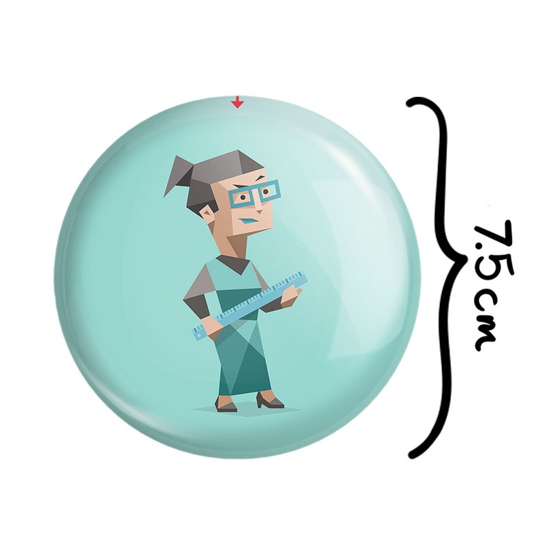 آینه جیبی خندالو مدل تایپ شخصیتی مجری ESTJ  کد 7707
