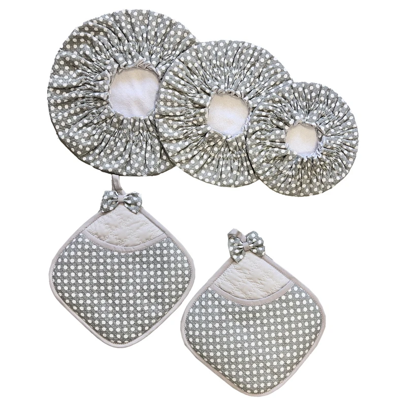 سرویس آشپزخانه صفاهوم 5 پارچه مدل خالدار