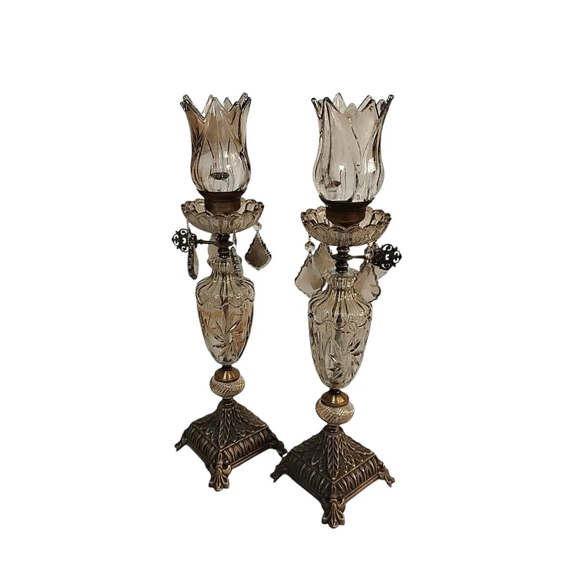 شمعدان مدل ساحل کد 05 مناسب برای شمع استوانه ای مجموعه 2 عددی