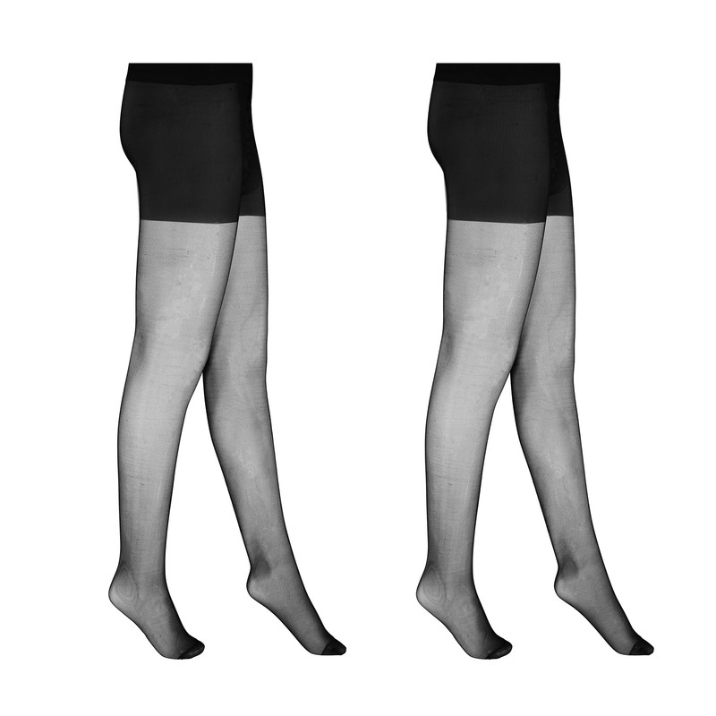 جوراب شلواری زنانه مدل  FEINSTRUMPHOSE Basic - 20 DEN - SM_46 بسته 2 عددی