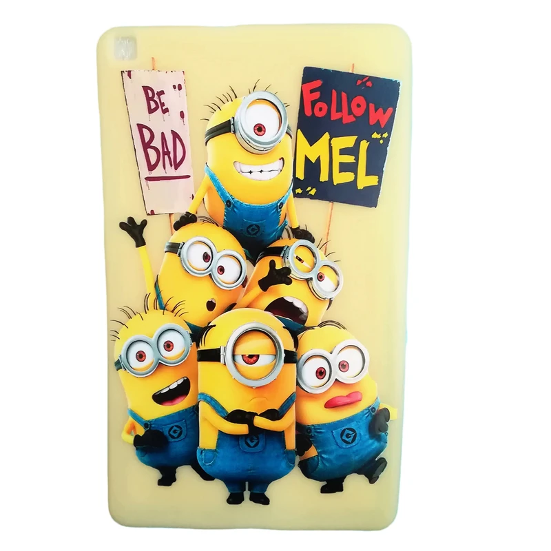 کاور طرح Minions مدل MN-10 مناسب برای تبلت سامسونگ Galaxy Tab A 8.0 2019 T295 / T290