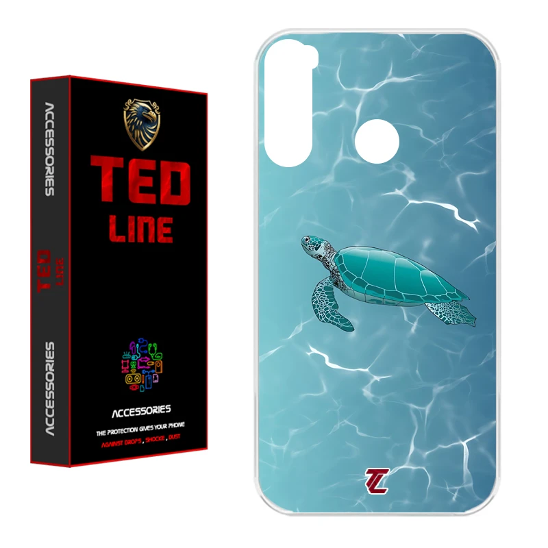 کاور تد لاین طرح لاک پشت کد 1100 مناسب برای گوشی موبایل شیائومی Redmi Note 8