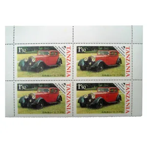 تمبر یادگاری مدل اتوموبیل کد bc-1358 مجموعه 4 عددی