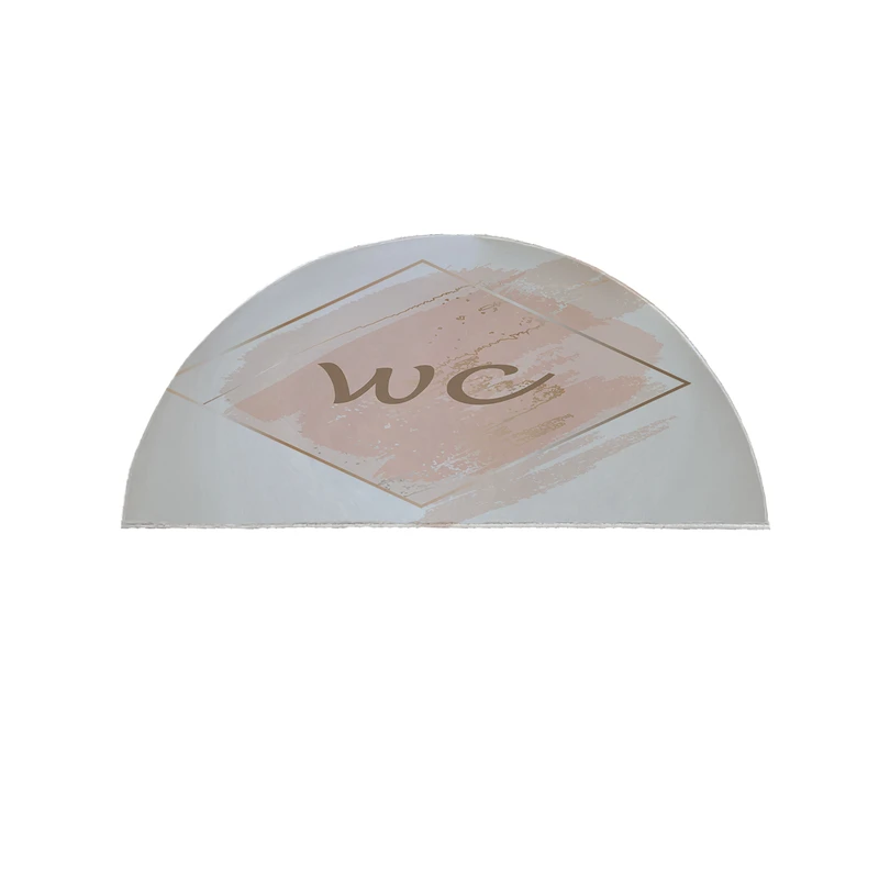 پادری مدل نیم دایره طرح سرویس بهداشتی کد 8699 سایز 90×45 سانتی متر