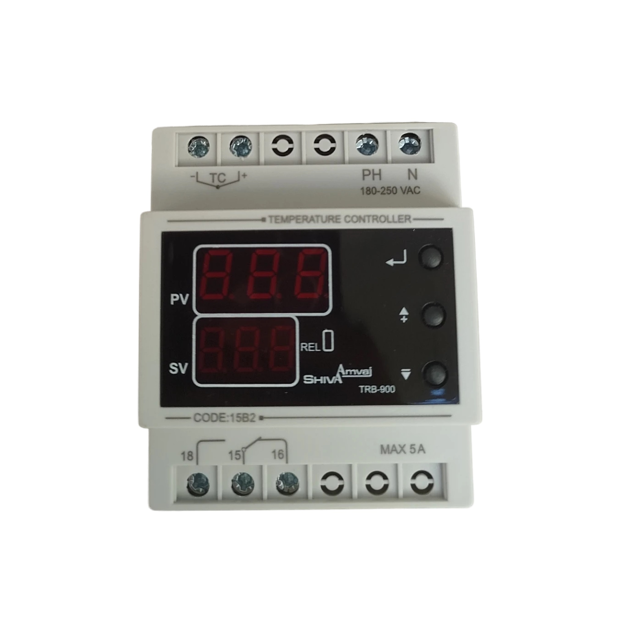 ترموستات کنترلر دما 0 الی 900 درجه شیوا امواج مدل TRB-900 کد 15B2